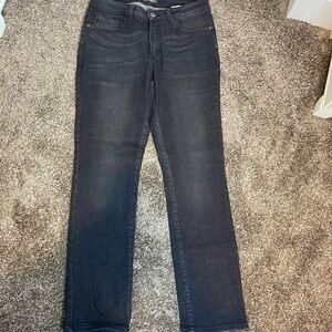 Lee Black Jeans Mid Rise Straight sz 8 M NWOT